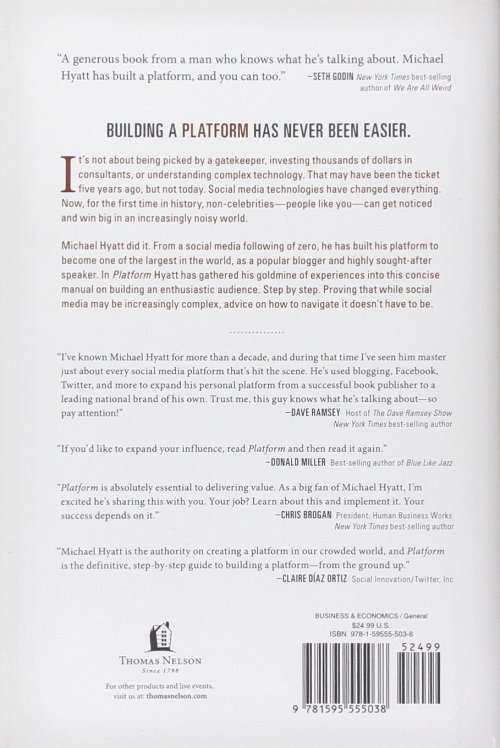 Michael Hyatt: Platform - Get Noticed in a Noisy World [PDF, EPUB] [FREE DELIVERY]