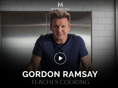 GORDAN RAMSAY Teaches Cooking | MASTERCLASS [20x Video Lessons | 1x PDF + BONUSES] [USB Drive]
