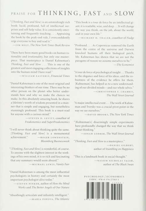 Daniel Kahneman: Thinking Fast & Slow [eBook PDF]