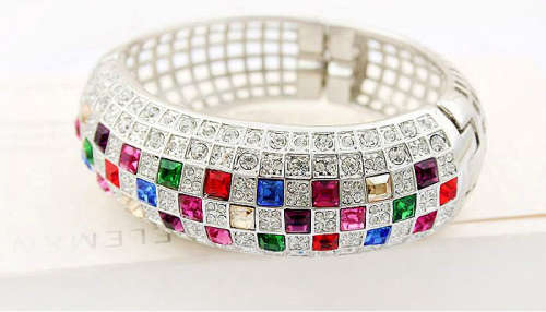 Austrian Crystal Luxury Queen Bracelet made with Swarovski Elements Crystals [NY+Valentines Special]