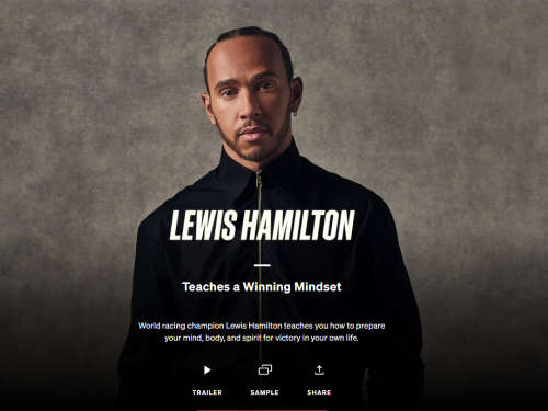 LEWIS HAMILTON Teaches A Winning Mindset | MASTERCLASS [12xVideo Lessons + 1xPDF] [ON-DEMAND ACCESS]