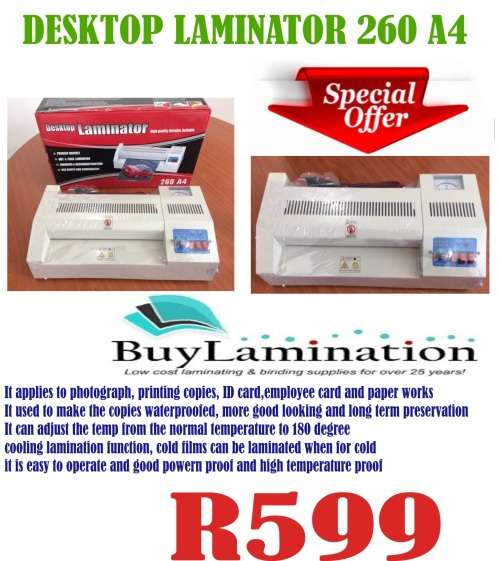 DESKTOP LAMINATOR 260 A4