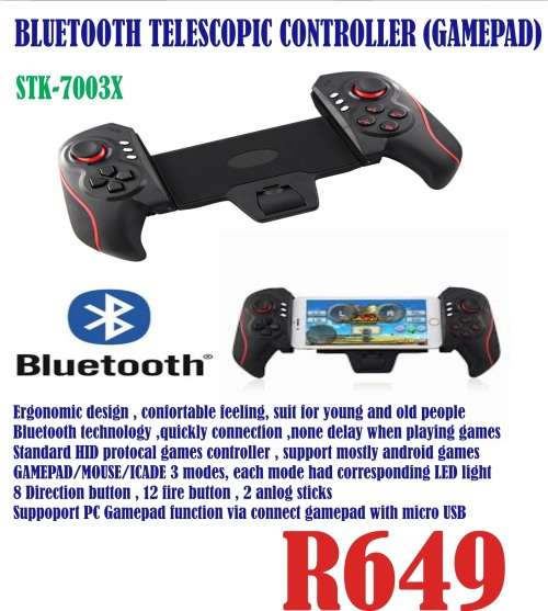 Bluetooth Telescopic Controller Gamepad STK-7003X