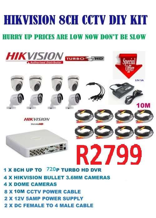 HIKVISION 8CH CCTV DIY KIT