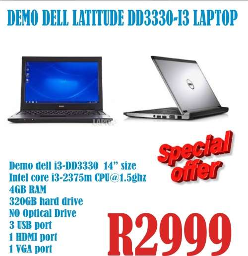 Demo Dell Latitude Laptop DD3330-I3 Laptop