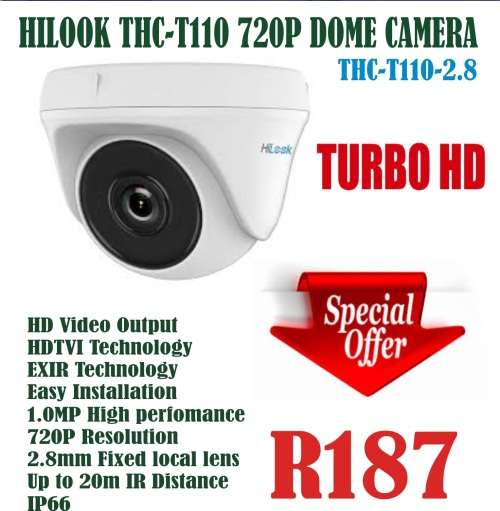 HILOOK THC-T110 2.8MM 720p Dome Camera