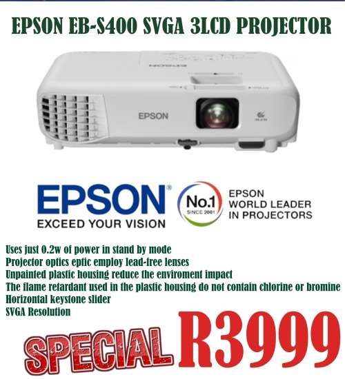 Epson EB-S400 SVGA Projector