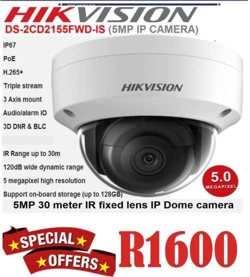 Hikvision 5MP IP 30M WDR Dome Camera