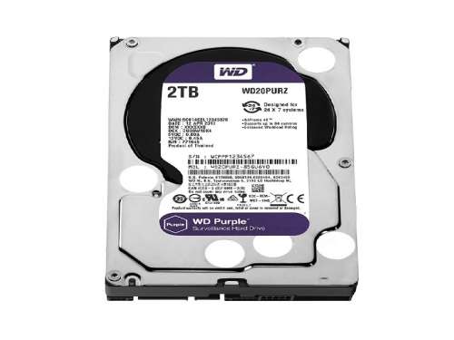 WD 2TB Surveillance Hard Drive For CCTV