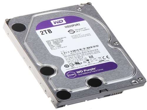 WD 2TB Surveillance Hard Drive For CCTV
