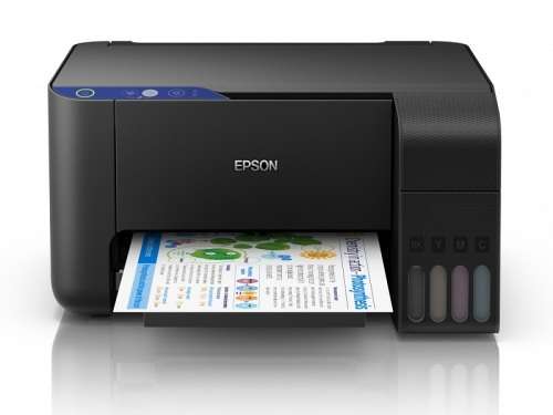 USED-Epson Ecotank L3111 3 -in - 1 Printer-REFURBISHED