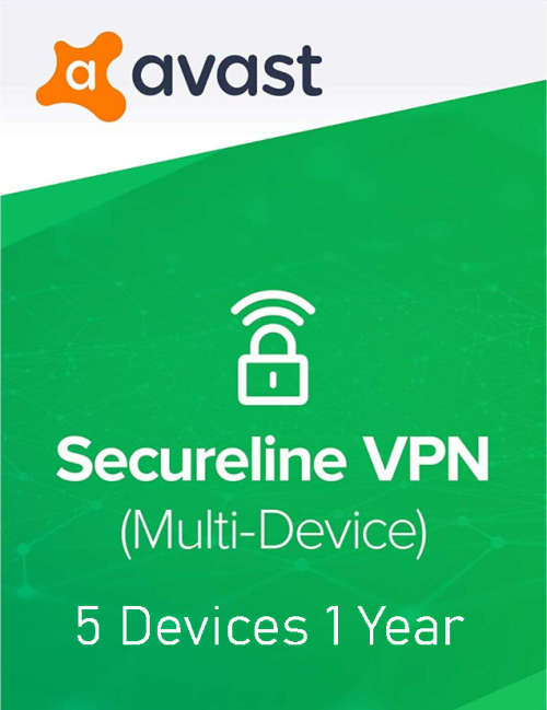VPN Avast SecureLine VPN 5 Device 1 Year