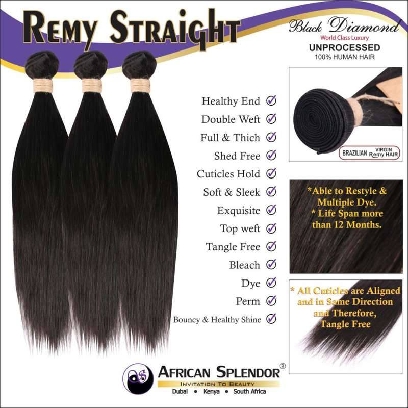 100% UNPROCESSED Virgin Remy Brazilian Human Hair 3 Bundles Set