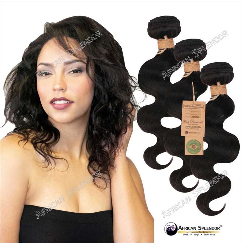 100% UNPROCESSED Virgin Remy Brazilian Human Hair 3 Bundles Set