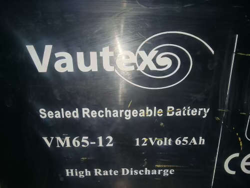 VAUTEX 65ah battery deep cycle for inverter