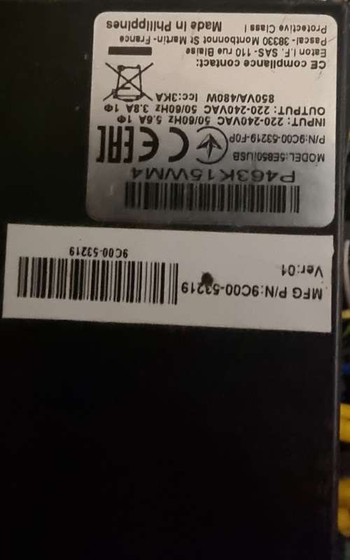 Eaton 5e 850va ups
