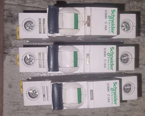 Schneider double pole circuit breakers
