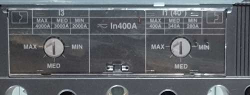 ABB SACE Tmax 400A MCCB 50KA 4 pole