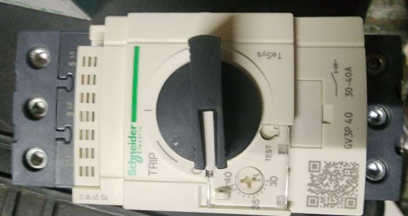 Schneider GV 30-40amp motor overload