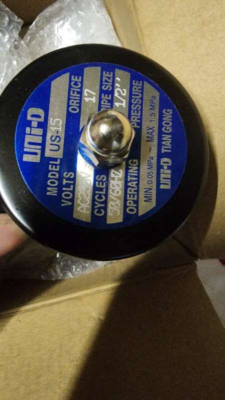 230v electrical Valve