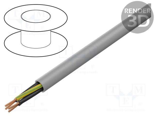 Helukabel JZ-500 grey 4 G 1 mm² unshielded
