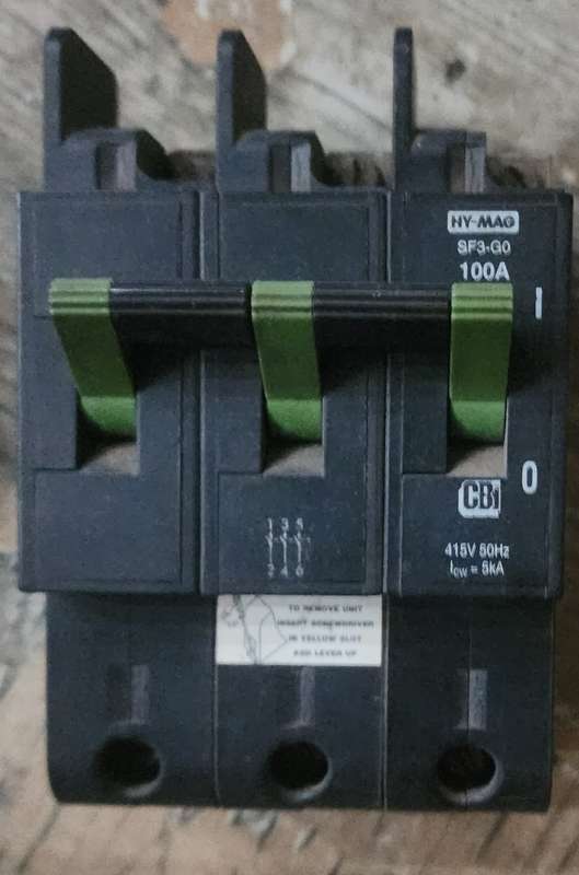 CBI 100A 3 Pole breaker