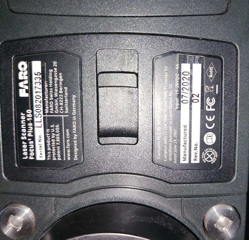 Faro Focus S plus 150 3d scanner