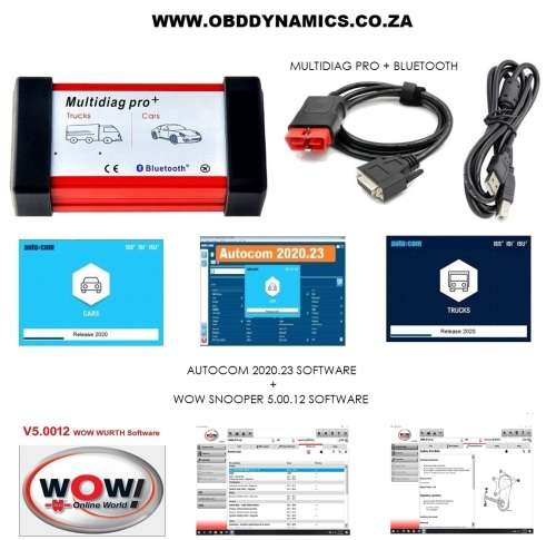 LATEST MULTIDIAG PRO+ WITH AUTOCOM AND WOW SNOOPER SOFTWARE (FOR CARS + TRUCKS).