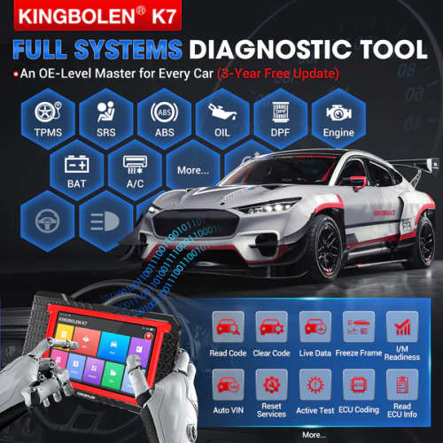 Kingbolen K7 Professional All System Diagnostic tool with ECU Coding