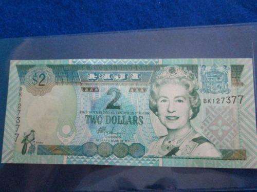 FIJI 2 DOLLARS - UNC.
