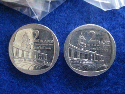 2013 + 2014 Union Building 100th Anniversary R2 Circulated coins. 10 sets = 20 coins.