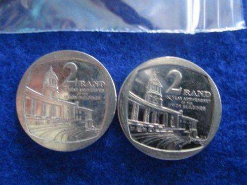 2013 + 2014 Union Building 100th Anniversary R2 Circulated coins. 10 sets = 20 coins.