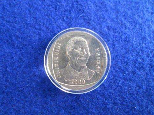2000 Nelson Mandela R5. Circulated.