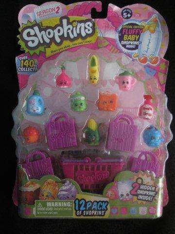 Shopkins Season 2. 12 Pack of Shopkins. Outer packaging slightly damaged.