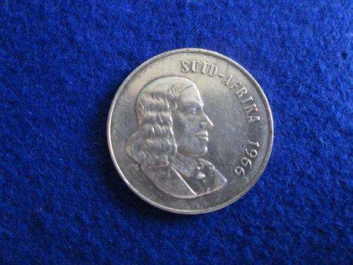 1966 Suid Afrika  Silver R1. Circulated.
