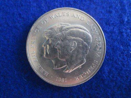1981 Prince Gharles & Lady Diana Wedding Crown.  Circulated.