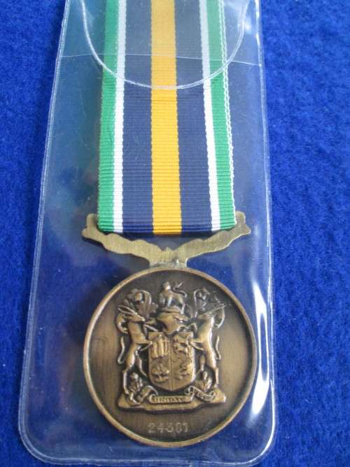 SADF - FULL SIZE DE WET MEDAL - NUMBERED.  24381