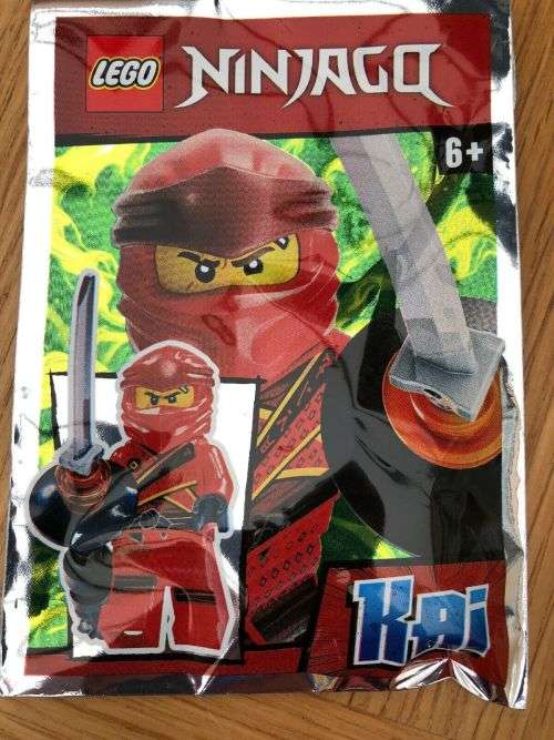 LEGO NINJAGO LIMITED EDITION KAI MINIFIGURE FOIL BAG 891955