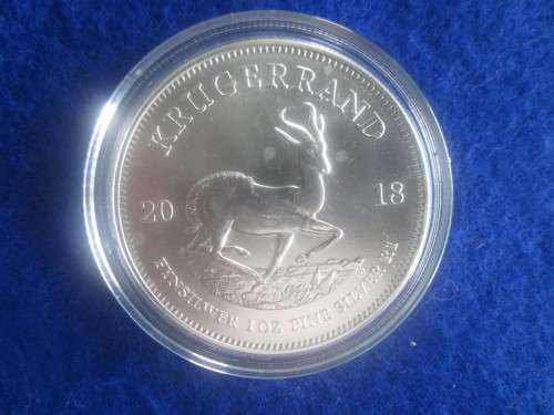 KRUGERRAND. 20181oz 999.9% PURE SOLID SILVER