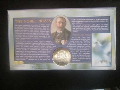 2001 MANDELA UK BENHAM COIN COVER LIMITED EDITION WITH SOMALIA 25 SHILLING COIN SEALED.