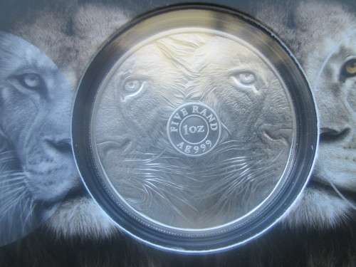 2019 Silver Big 5 LION R5 Brilliant Uncirculated.