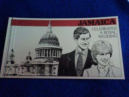 Jamaica Complete Booklet Perf 14 X 14.5 1981 Royal Wedding MNH.