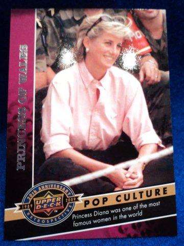 1989 - 2009 Upper Deck 20th Anniversary Retrospective `PRINCESS OF WALES`  DIANA  #1055.