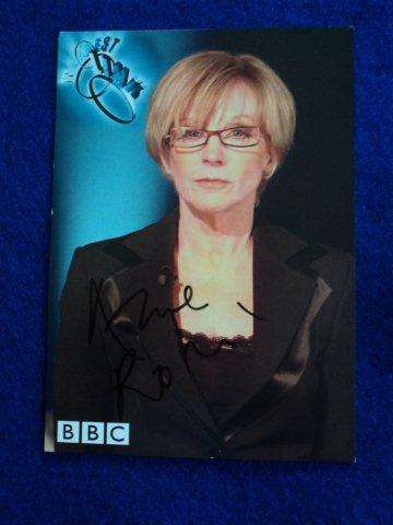 Anne Robinson (The Weakest Link) Signed Cast Card.