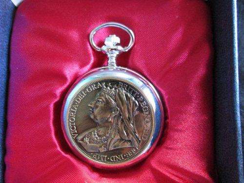 "Victoria" -  Replica  Quartz Pocket Watch. Bid per Watch.