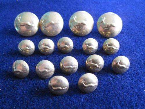 SA Army Brass Uniform Buttons