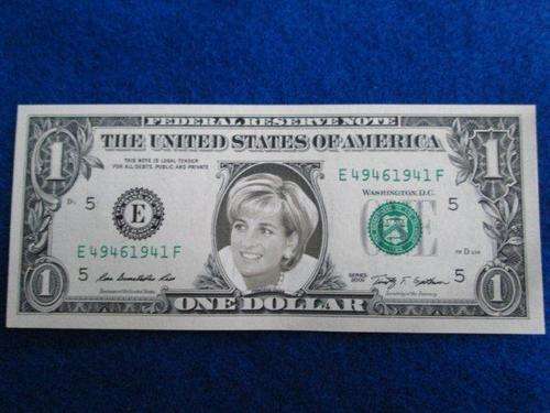 Princess Diana Dollar Bill - Mint!