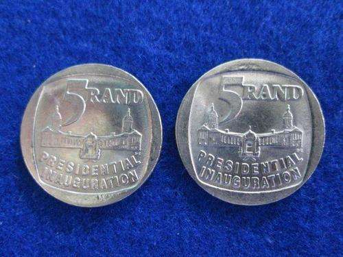 1994 Presidential Inauguration Circulated Coins (X 2).  Bid per coin to take both.