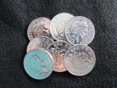 UK 10 Pence 2014.  Bid per coin.