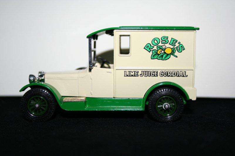 Matchbox Lesney No Y - 5 Talbot Van. "Roses Lime Juice Cordial".